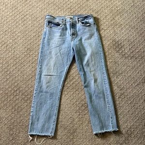 Levi Blue Wedgie straight jeans size 31